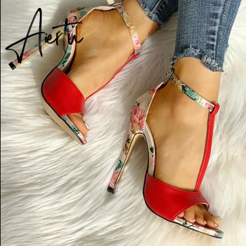 10cm Super High Heels Ladies Increased Stiletto Open Toe Sandals with Heel Women's Shoes Womens Fashion Summer Sexy