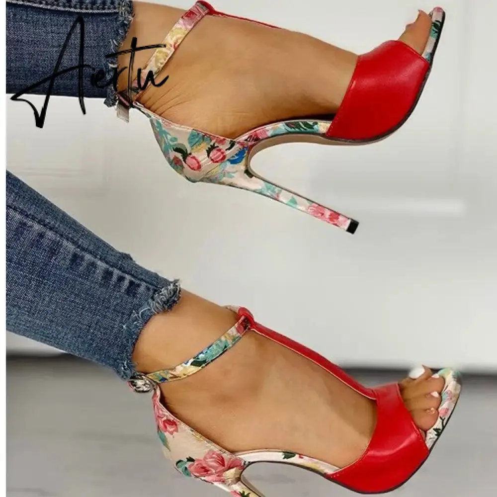 10cm Super High Heels Ladies Increased Stiletto Open Toe Sandals with Heel Women's Shoes Womens Fashion Summer Sexy