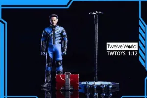 1:12 Tony Stark Mark V Mk5 Racing Suit Action Figure