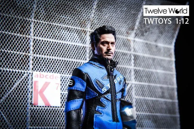 1:12 Tony Stark Mark V Mk5 Racing Suit Action Figure