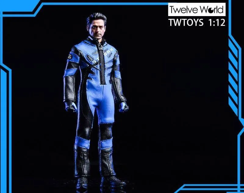 1:12 Tony Stark Mark V Mk5 Racing Suit Action Figure