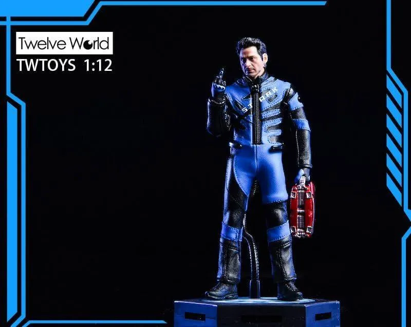 1:12 Tony Stark Mark V Mk5 Racing Suit Action Figure