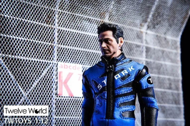 1:12 Tony Stark Mark V Mk5 Racing Suit Action Figure