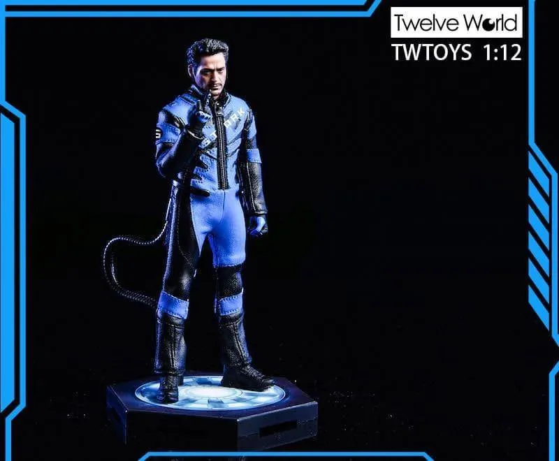 1:12 Tony Stark Mark V Mk5 Racing Suit Action Figure