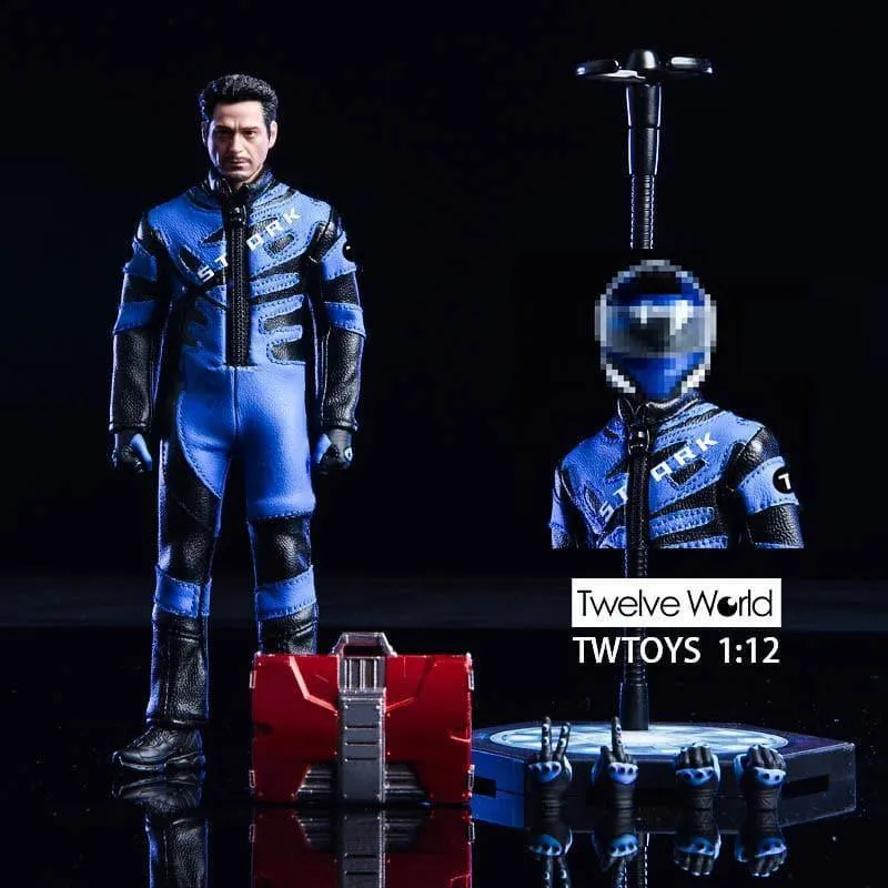 1:12 Tony Stark Mark V Mk5 Racing Suit Action Figure