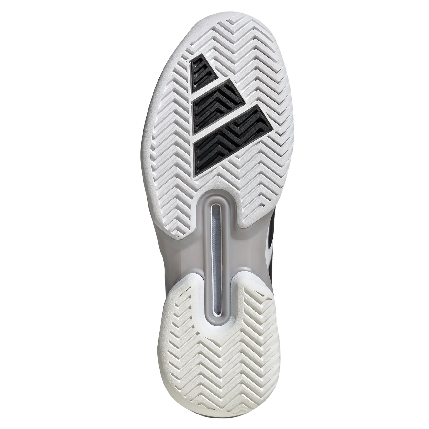 Adidas Adizero Ubersonic 5M Men Tennis Shoes - Cloud White / Core Black / Silver Metallic