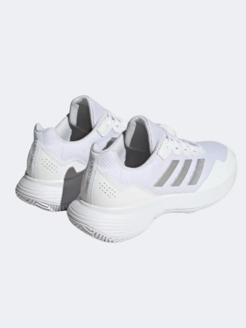 Adidas Gamecourt 2 Women Tennis Shoes White/Silver