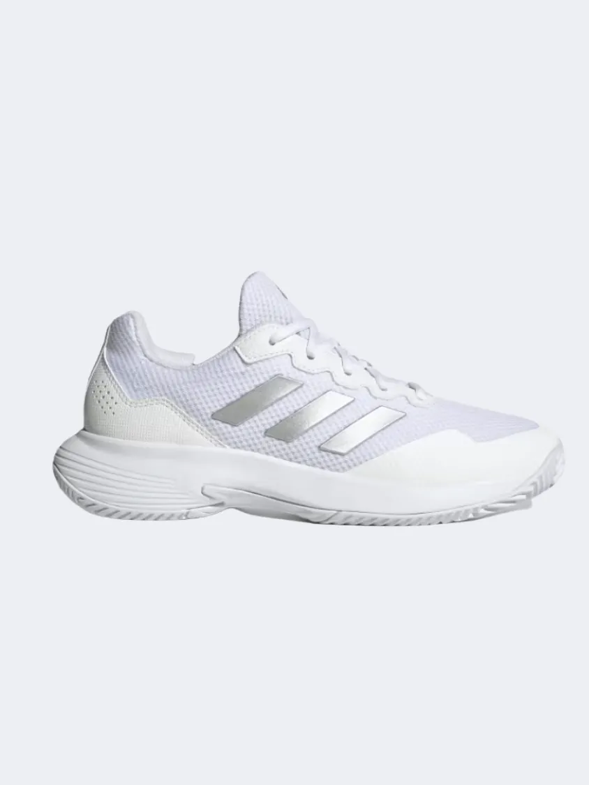 Adidas Gamecourt 2 Women Tennis Shoes White/Silver