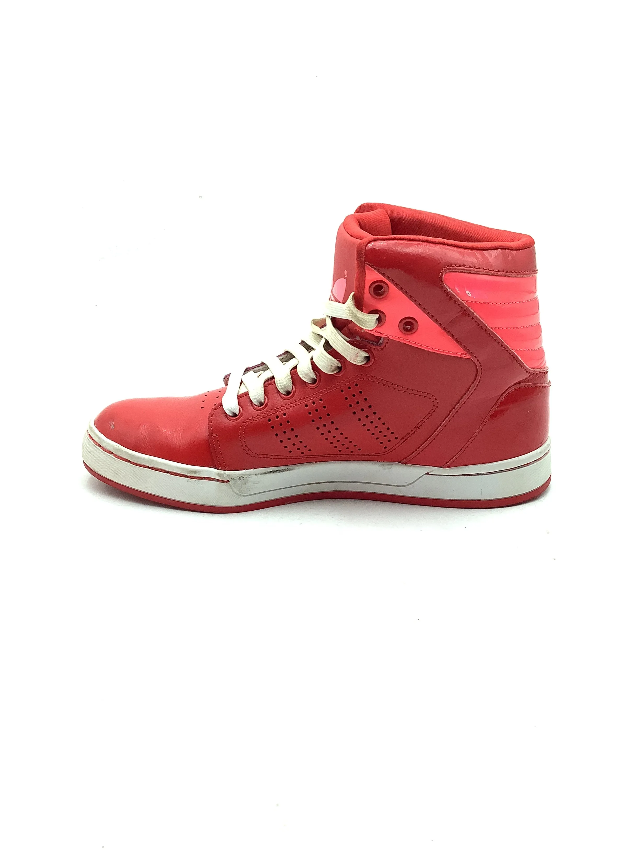 Adidas Unisex Tennies Red Hi Tops Size: 6