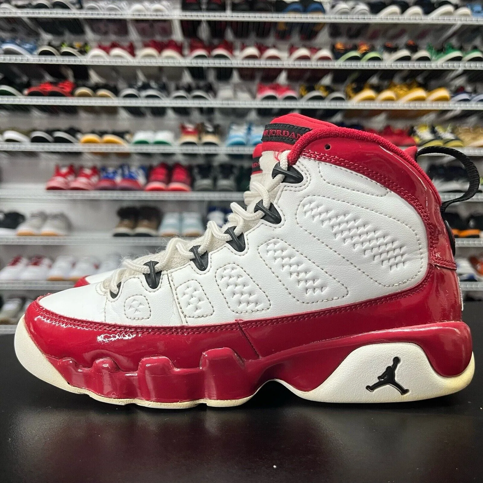 Air Jordan 9 Retro Gym Red GS White 302359-160 Kids Size 5Y