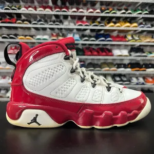 Air Jordan 9 Retro Gym Red GS White 302359-160 Kids Size 5Y