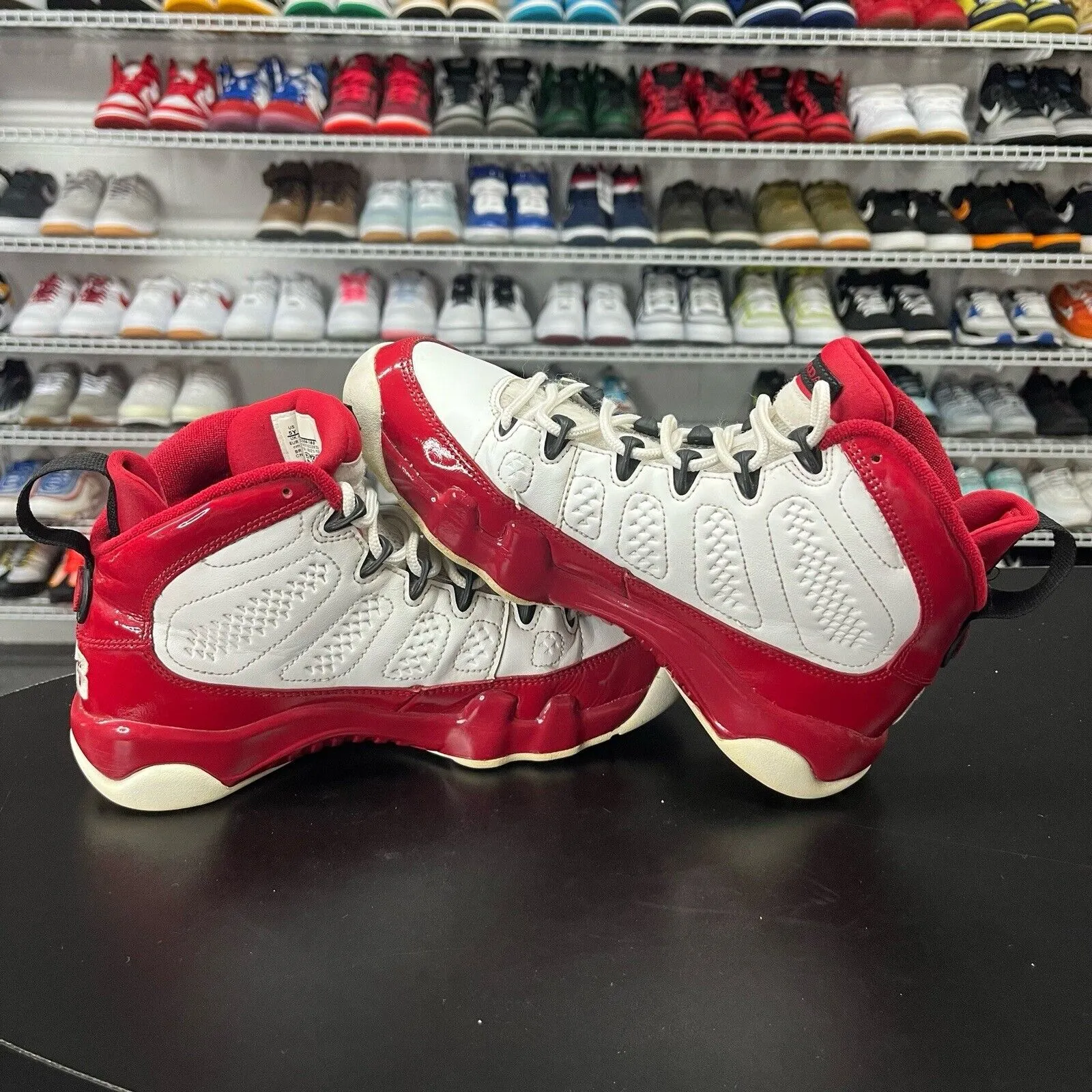 Air Jordan 9 Retro Gym Red GS White 302359-160 Kids Size 5Y