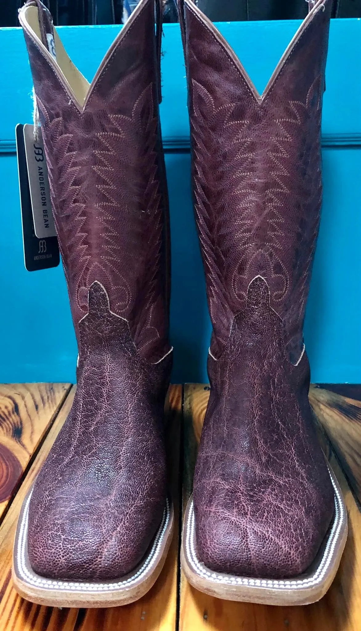 ANDERSON BEAN BURGUNDY ELEPHANT BOOT