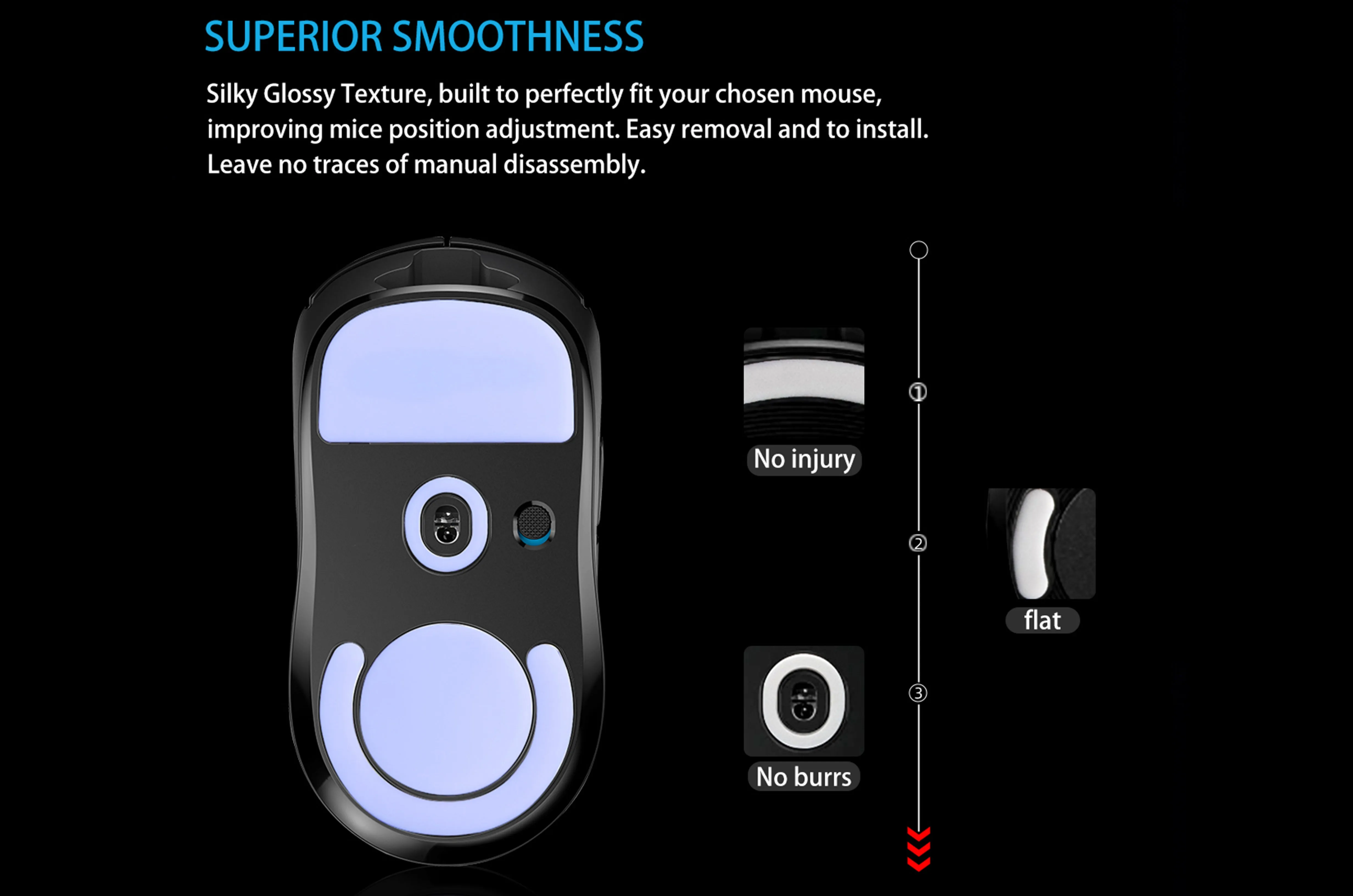 Arc 1 PTFE Skates | Logitech G-PRO X SUPERLIGHT