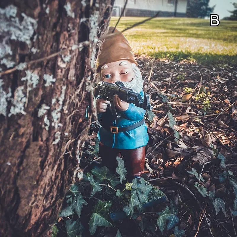 Army Gnome Garden Statue