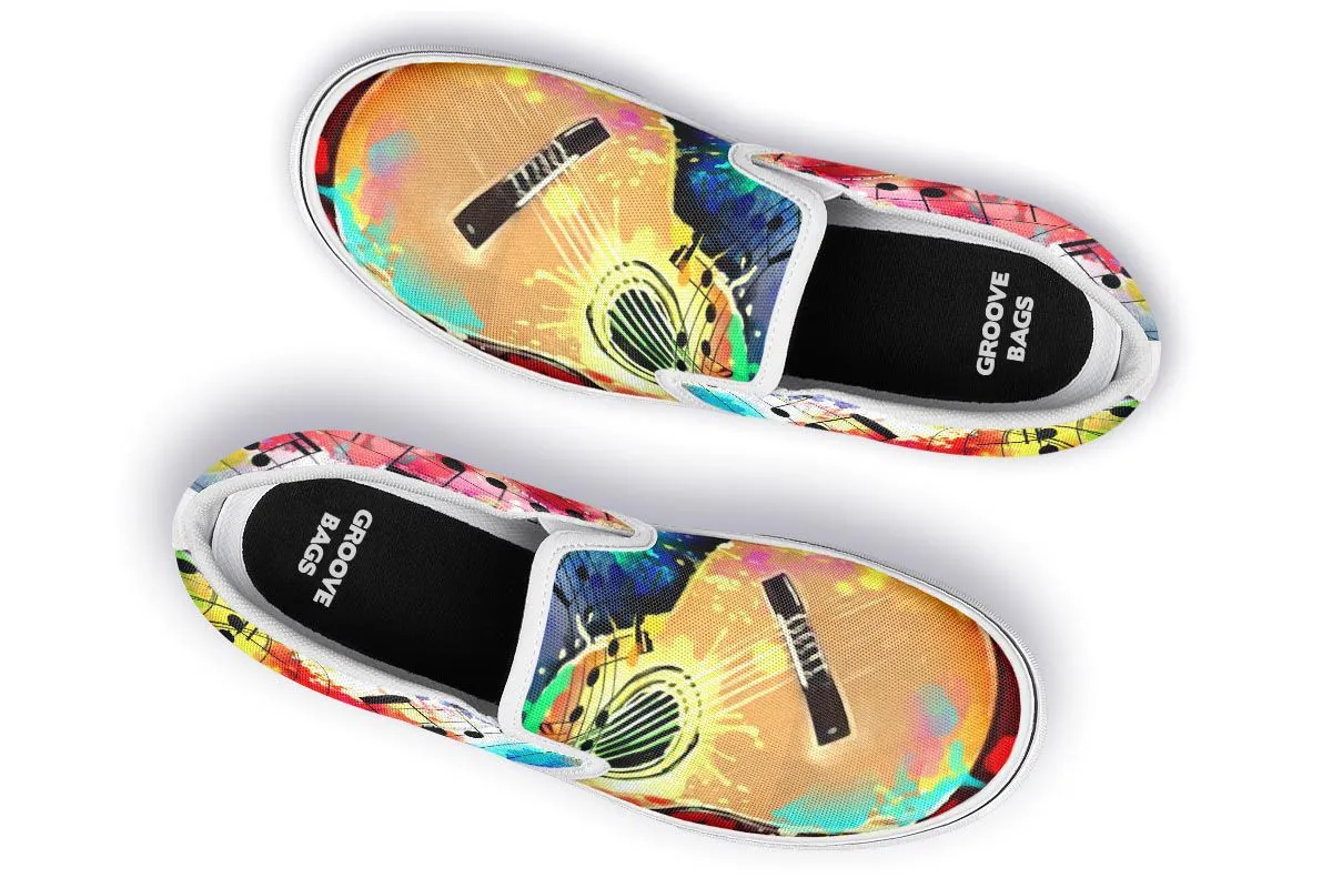 Artistic Guitar Shoes Slip-On Shoes