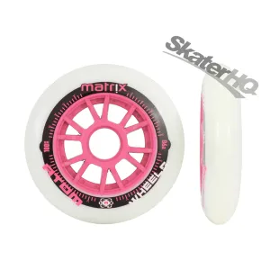 Atom Matrix 100mm 86a 6pk - White/Pink