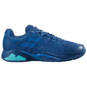 Babolat Propulse Blast Tennis Shoes (Mens) Clay - Dark Blue/Green