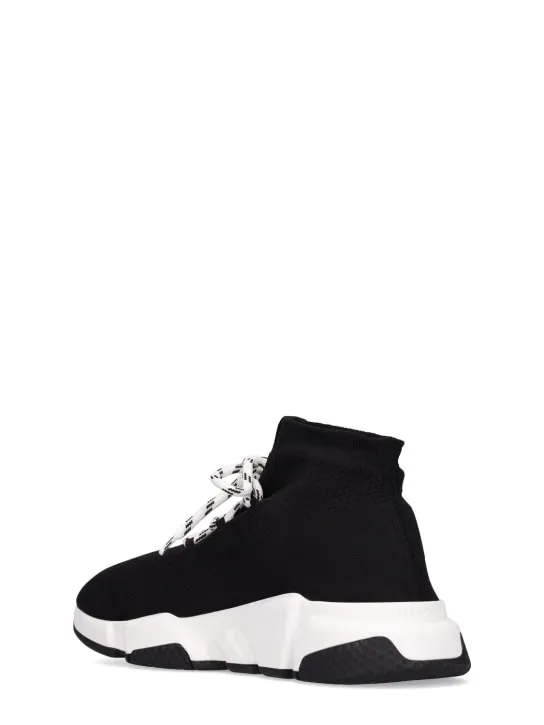 Balenciaga   30mm Speed knit lace-up sneakers 