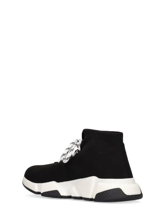 Balenciaga   30mm Speed knit lace-up sneakers 