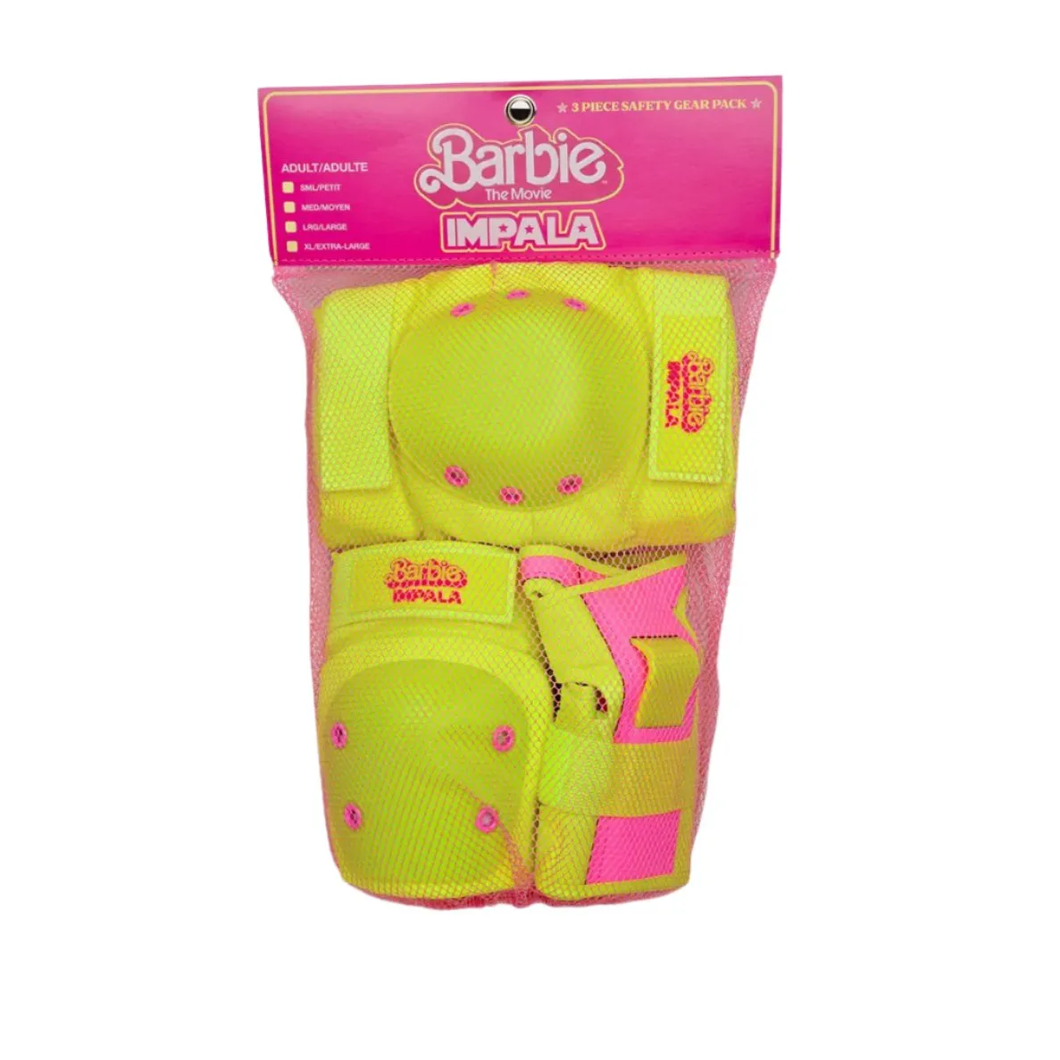 Barbie Impala Bright Yellow Adult Padding Set