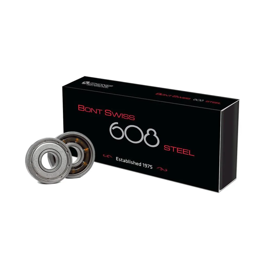 Bont JESA Swiss 608 Black Bearings 16pk