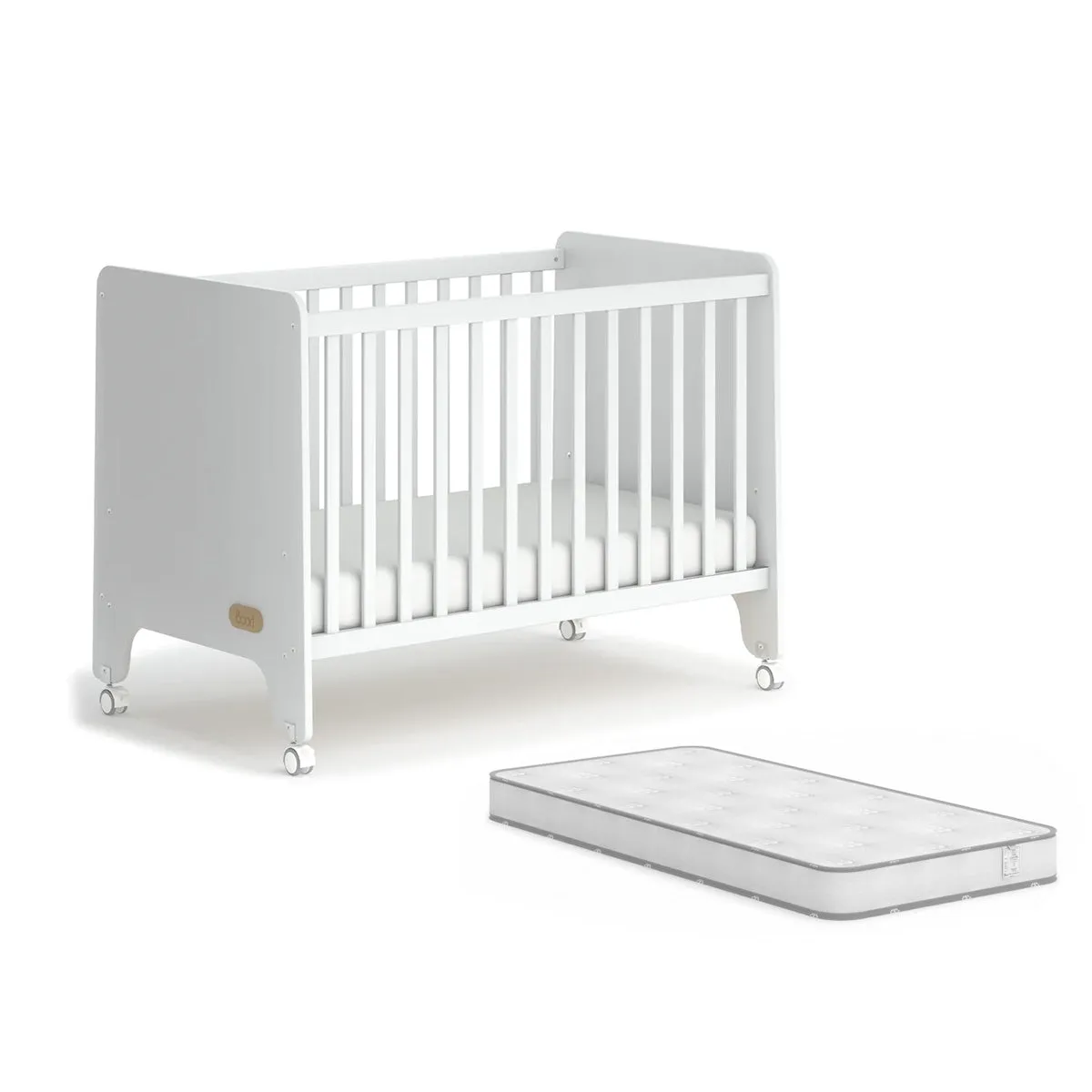 Boori Natty Compact Cot with Mattress