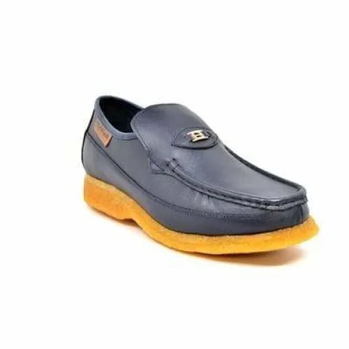 British Walkers Power Men's Navy Leather