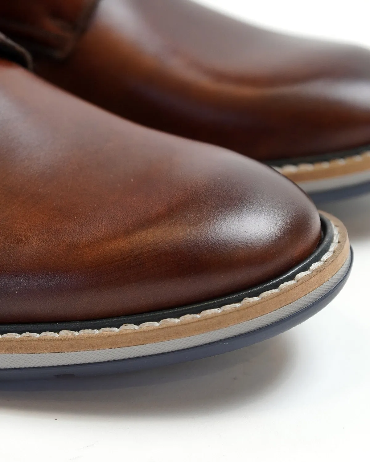 Brown 'Dero' Leather Hybrid Dress Shoes