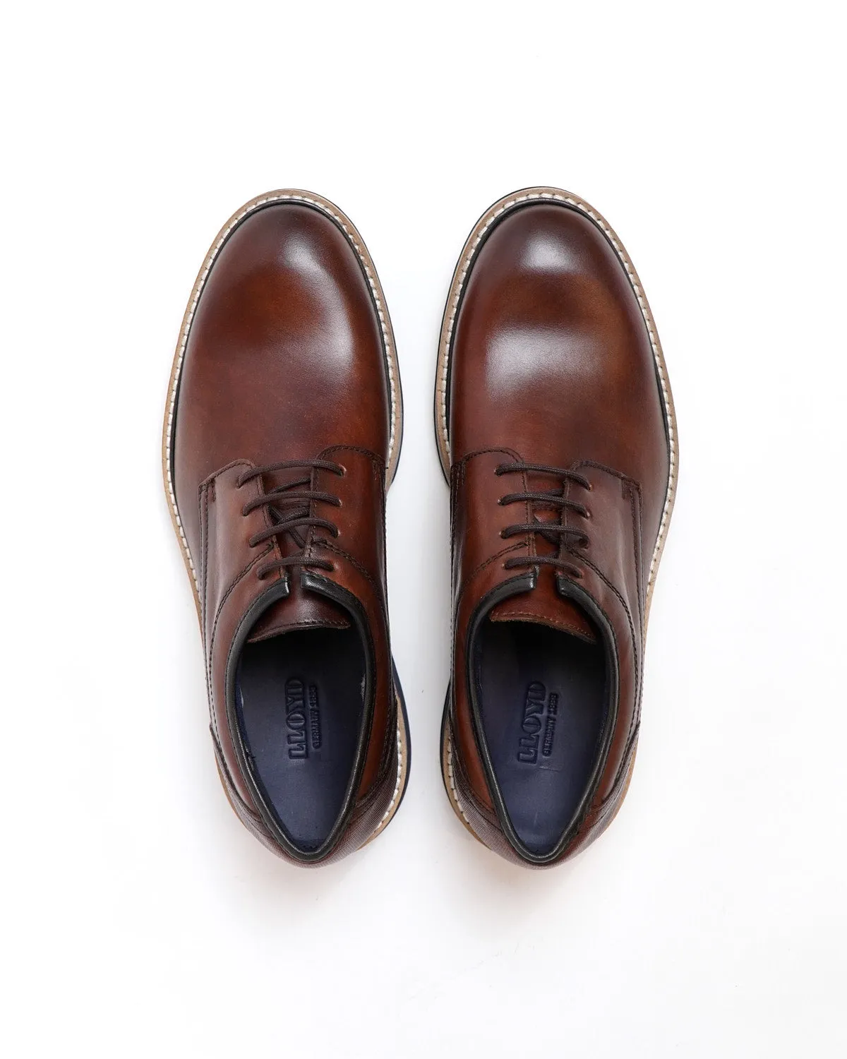 Brown 'Dero' Leather Hybrid Dress Shoes