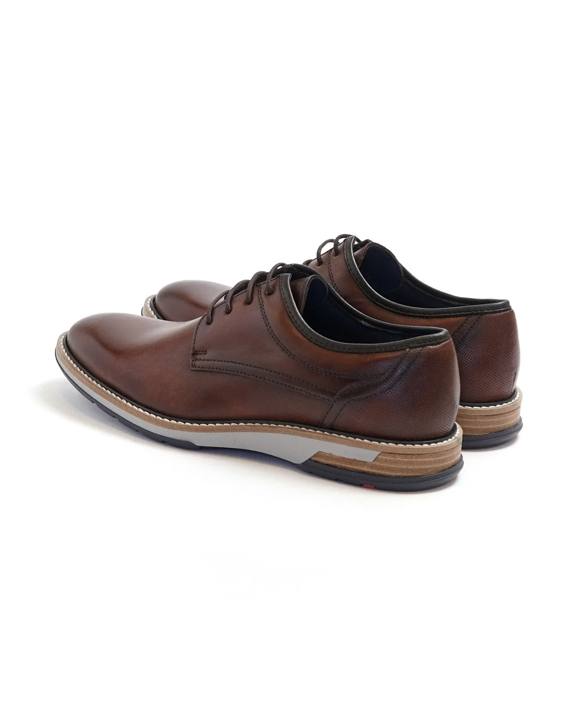 Brown 'Dero' Leather Hybrid Dress Shoes