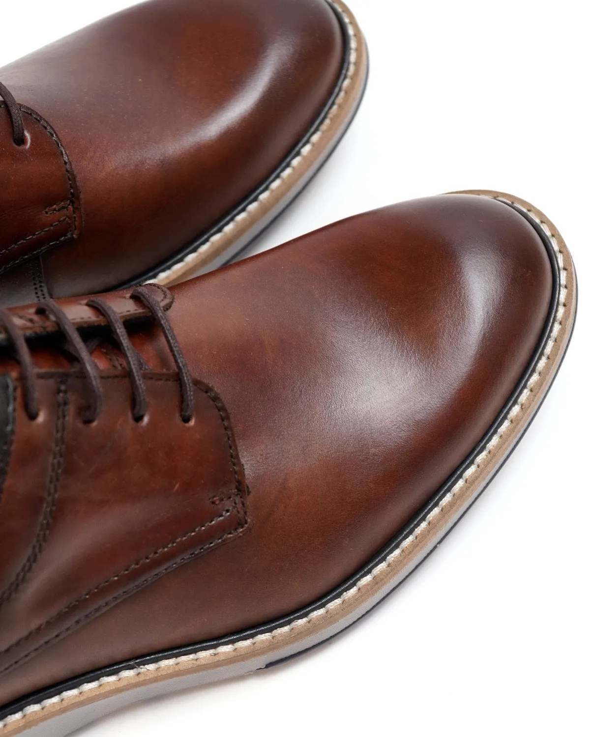 Brown 'Dero' Leather Hybrid Dress Shoes