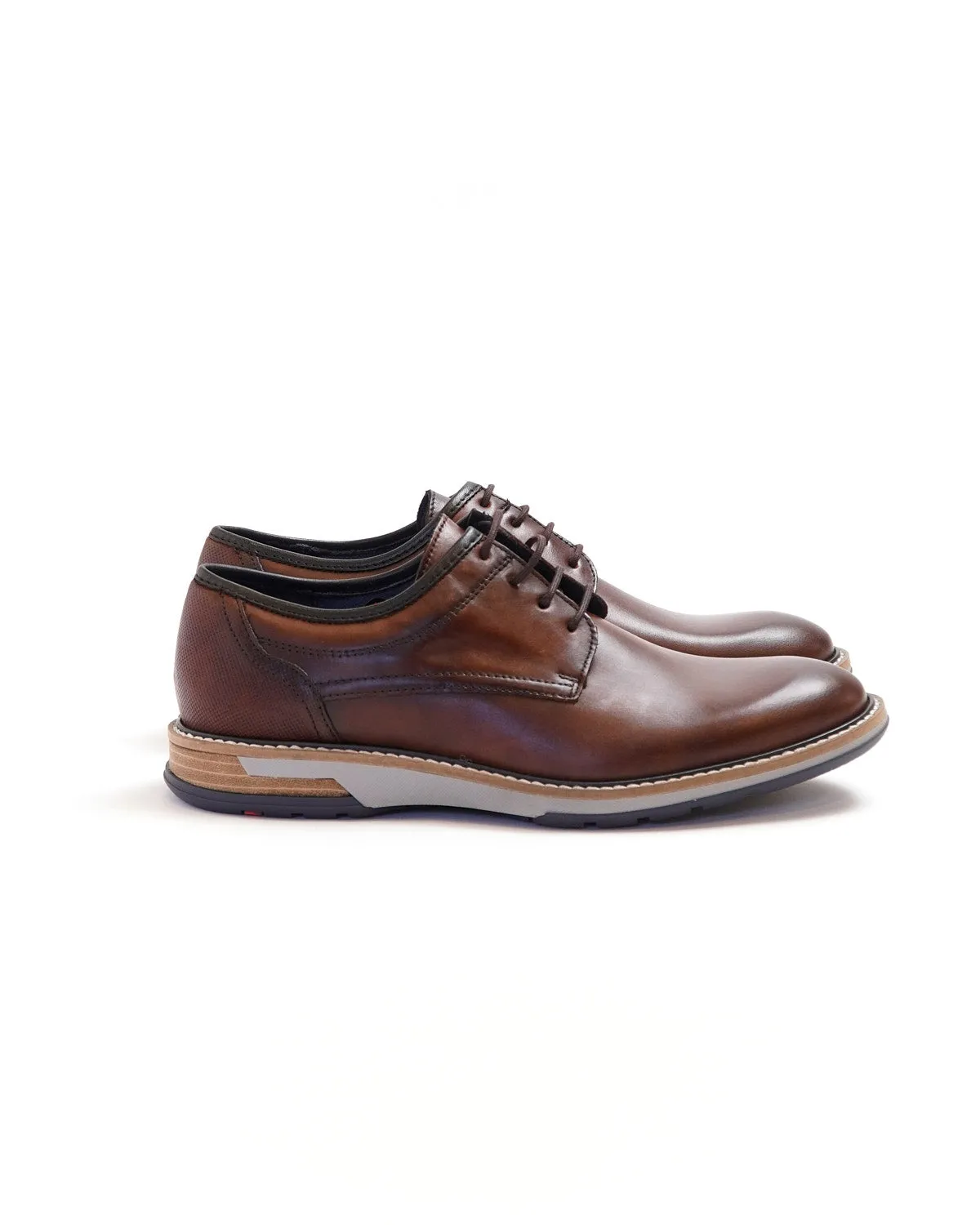 Brown 'Dero' Leather Hybrid Dress Shoes