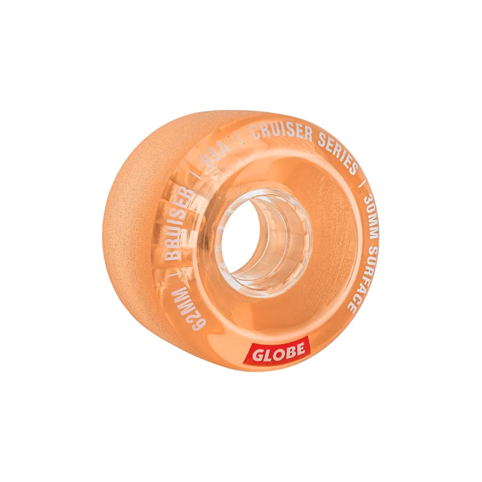 Bruiser Cruiser Wheel 62mm Clear Coral