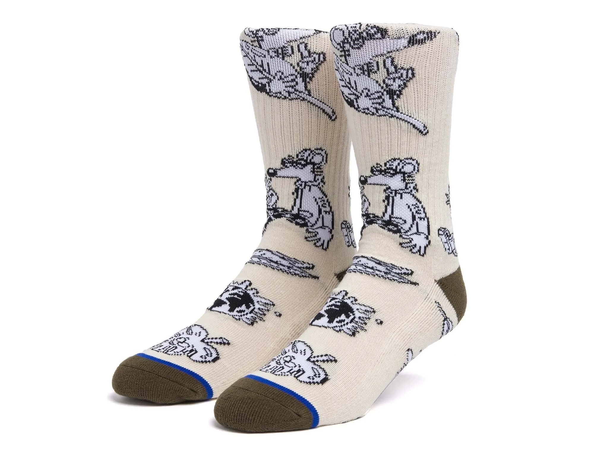 Calcetines Huf Steven Harrington Unisex Beige