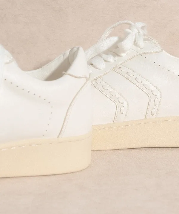 Carmen White Tennis Shoe