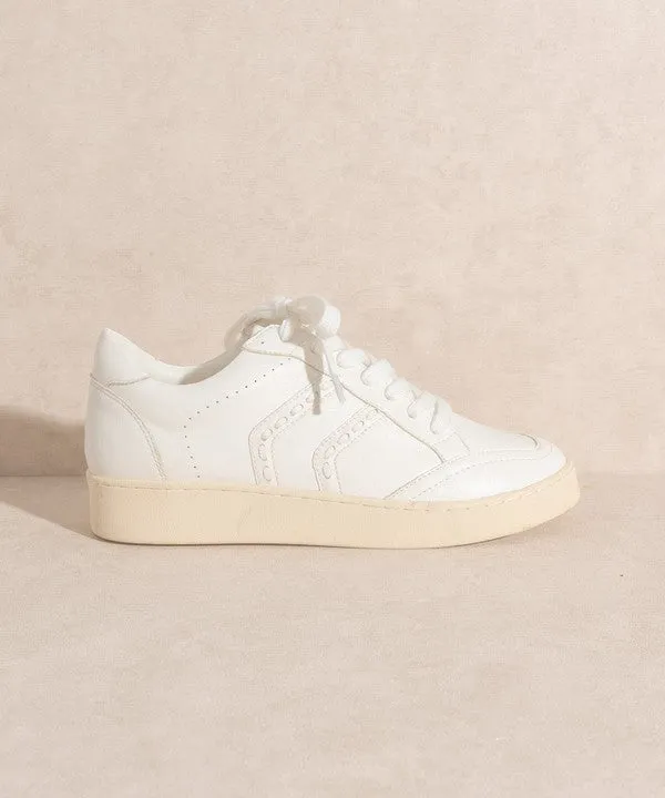 Carmen White Tennis Shoe