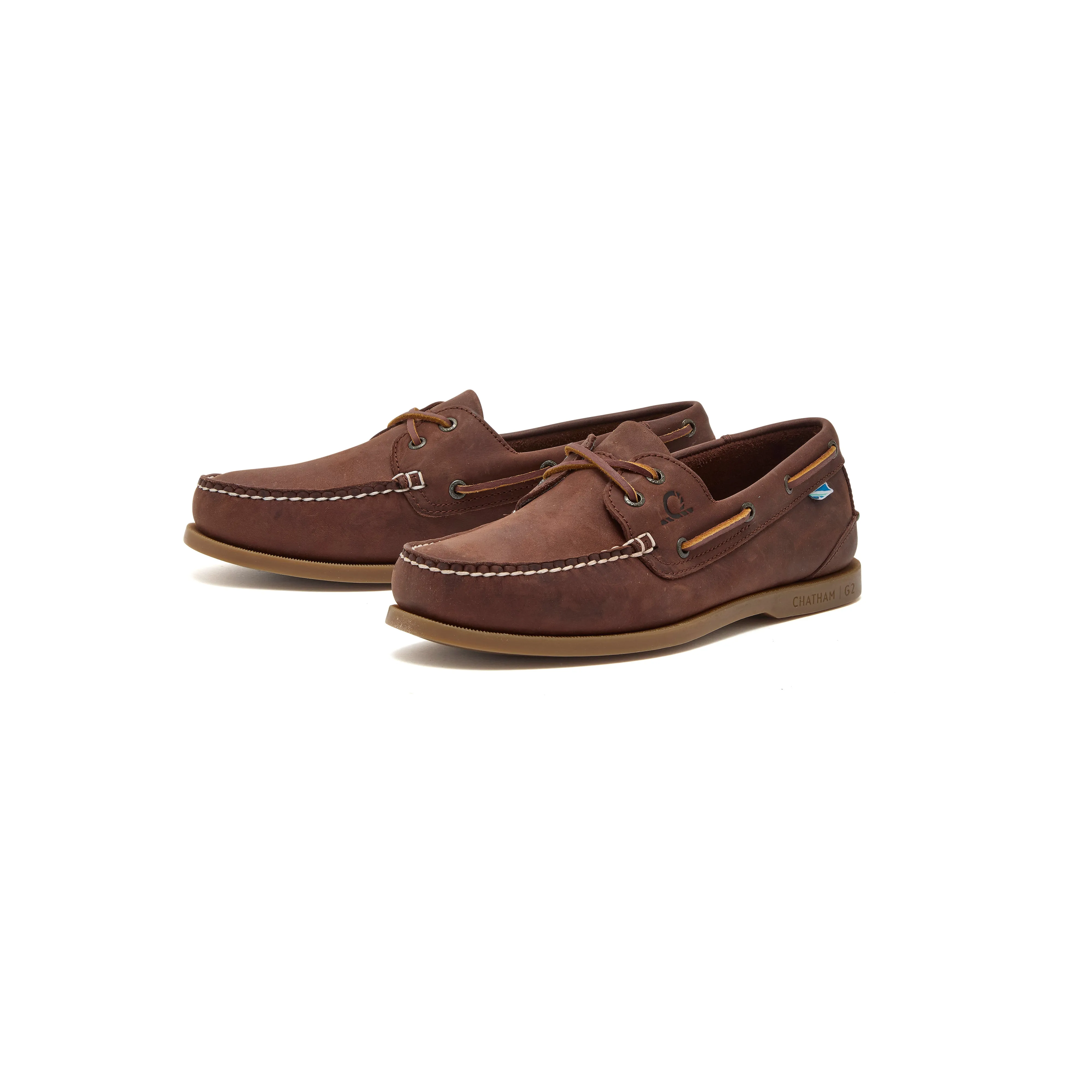 Chatham Men's Deck II G2 Deck Shoes Chocolate