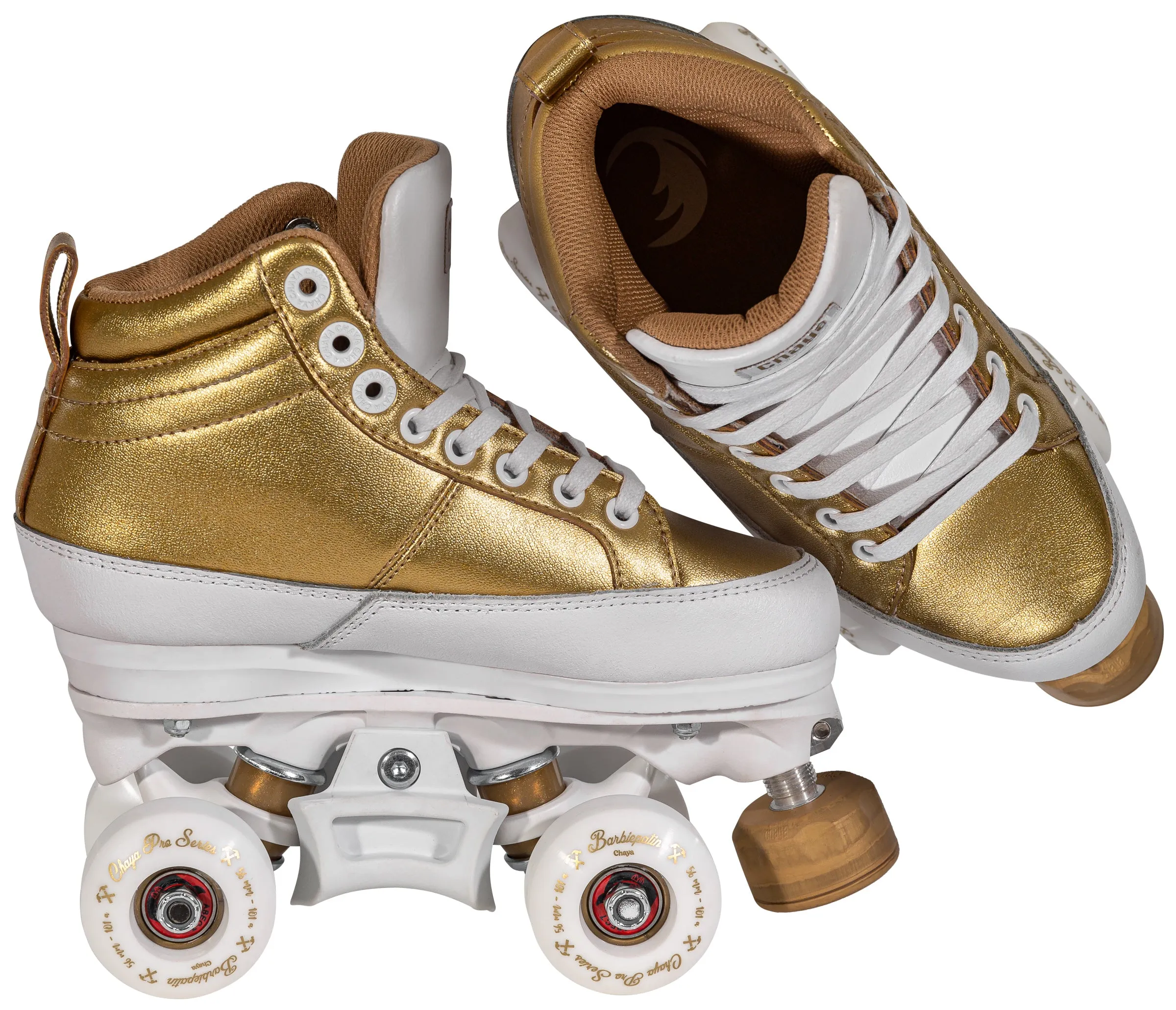 Chaya Kismet Barbiepatin Pro Roller Skates Gold