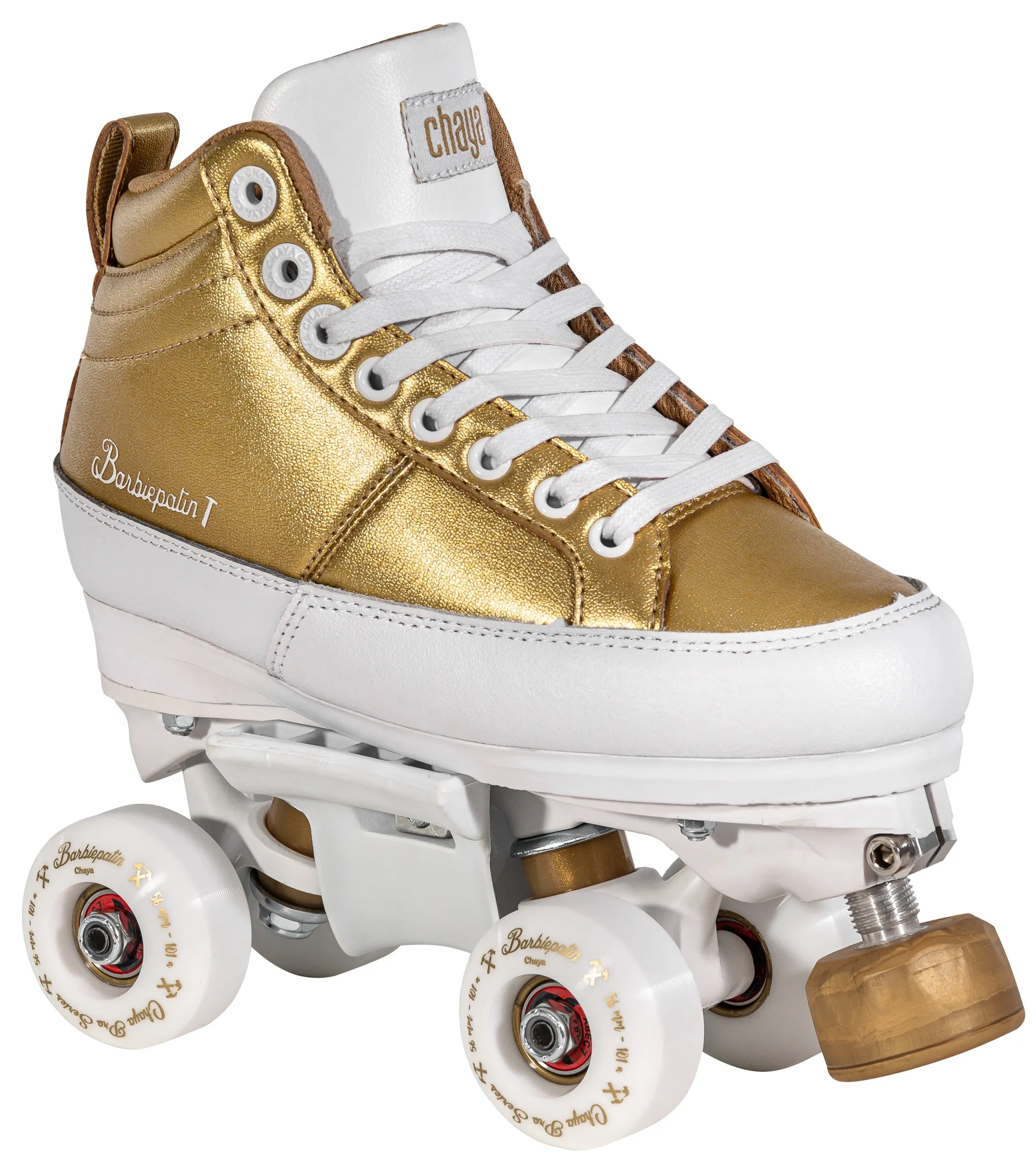 Chaya Kismet Barbiepatin Pro Roller Skates Gold