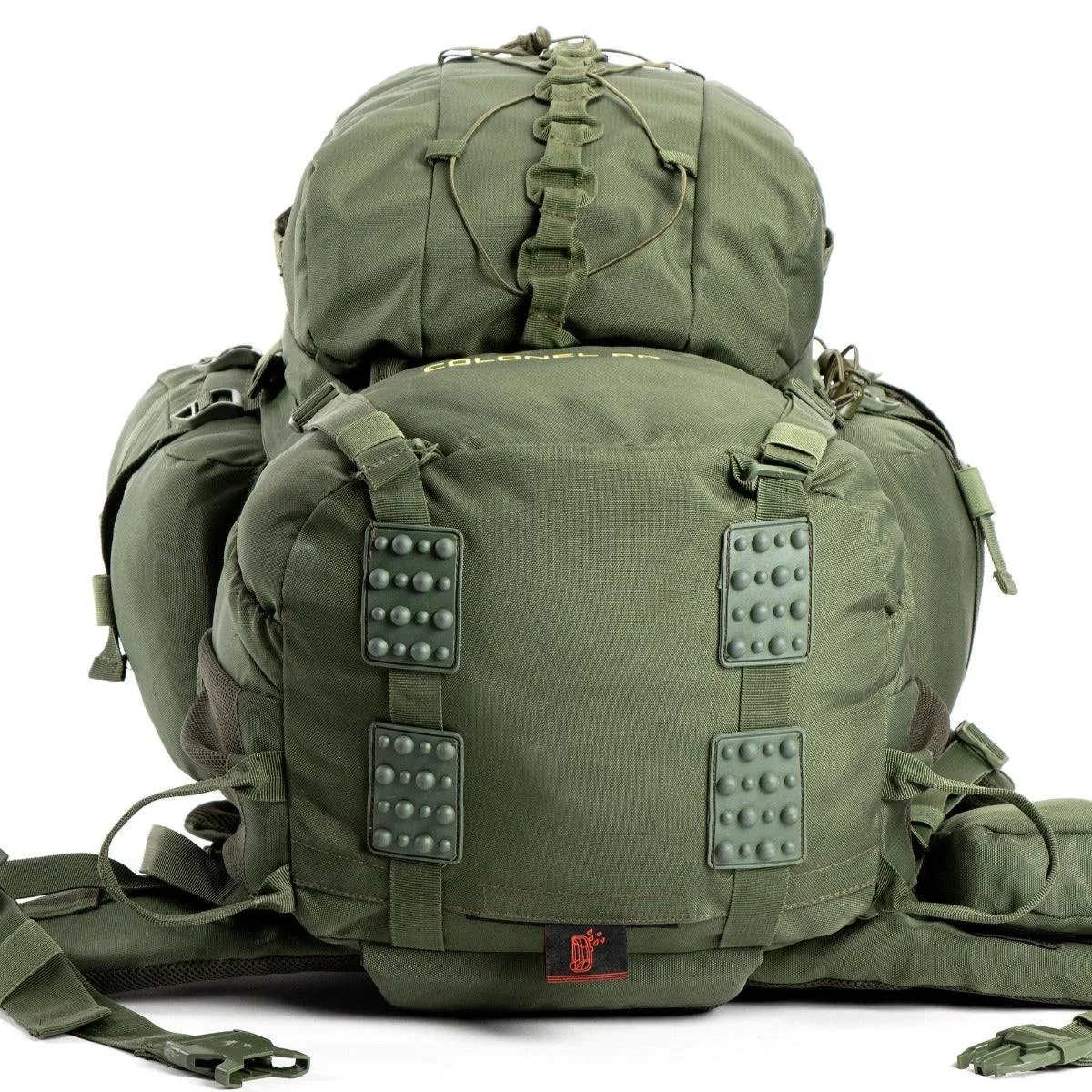 Colonel Series Rucksack   Detachable Day Pack & Rain Cover - 95 Litres - Army Green