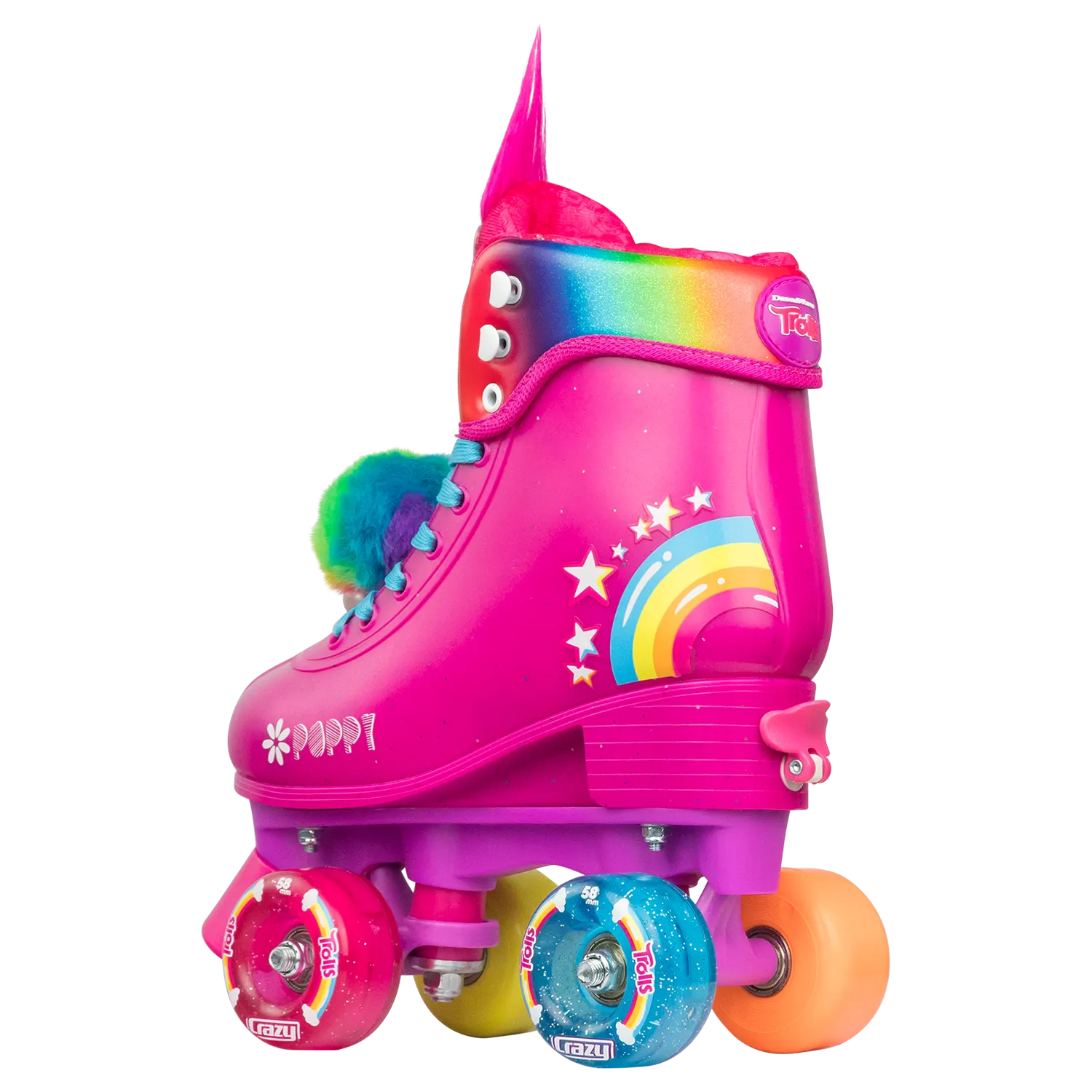 Crazy Adjustable Roller Skates Trolls Poppy