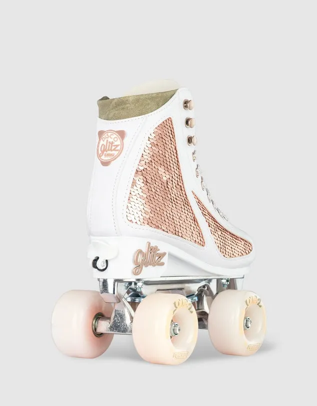 Crazy Glitz Adjustable Roller Skates Rose Gold