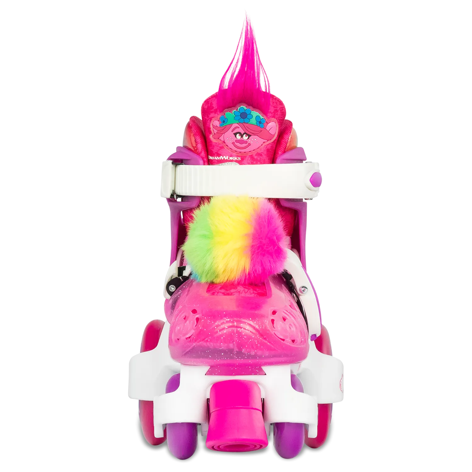 Crazy Klip Klop Adjustable Roller Skates Trolls Poppy (J11-1)