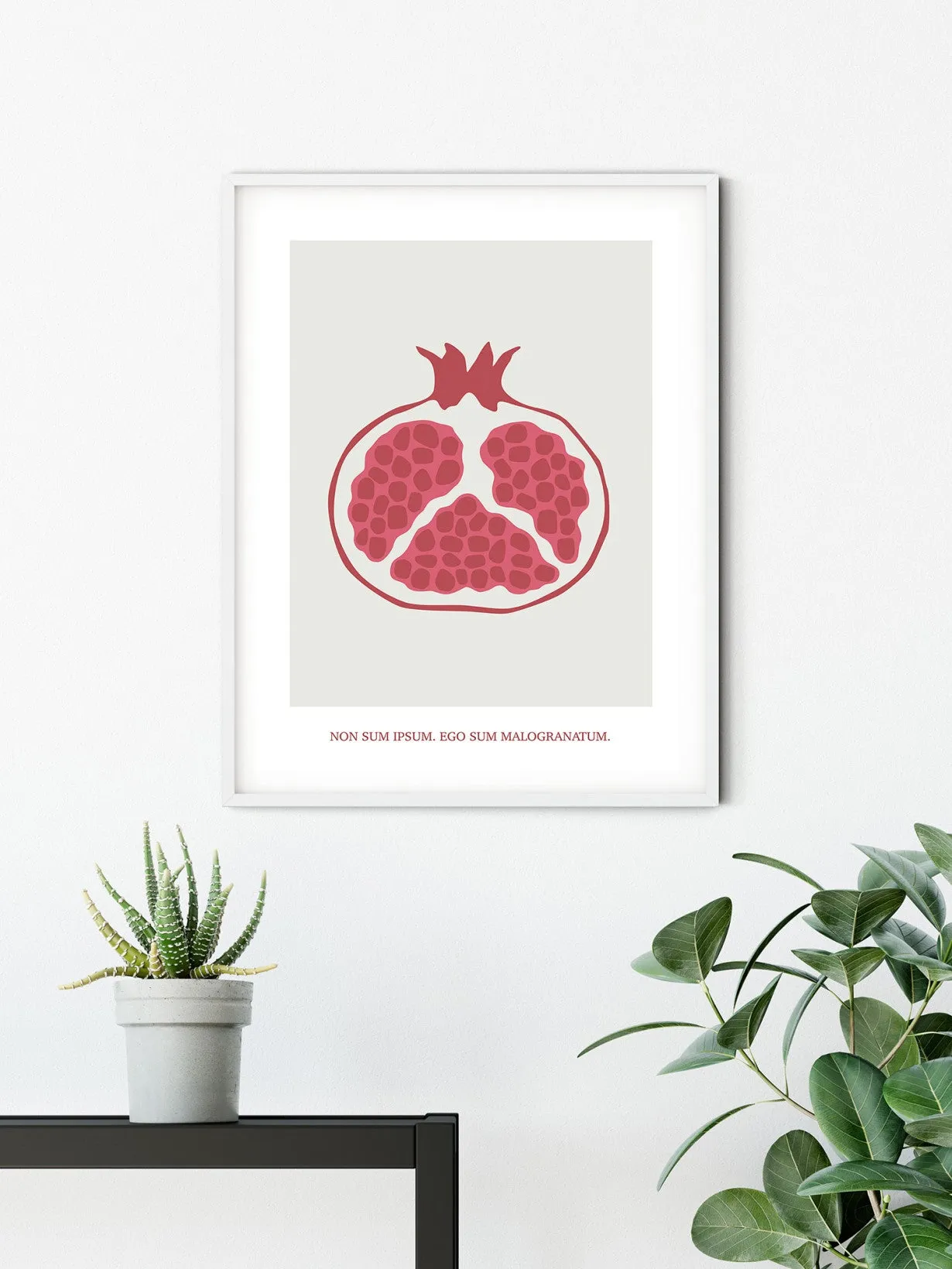 Cultivated Pomegranate Art Poster