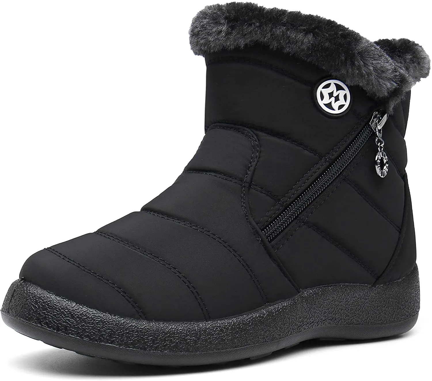 Damen Winterstiefel Wasserdicht Warm gefütterte Schneestiefel Winterschuhe Winter Kurzschaft Stiefel Boots Schuhe