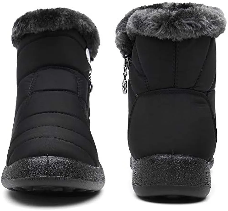 Damen Winterstiefel Wasserdicht Warm gefütterte Schneestiefel Winterschuhe Winter Kurzschaft Stiefel Boots Schuhe