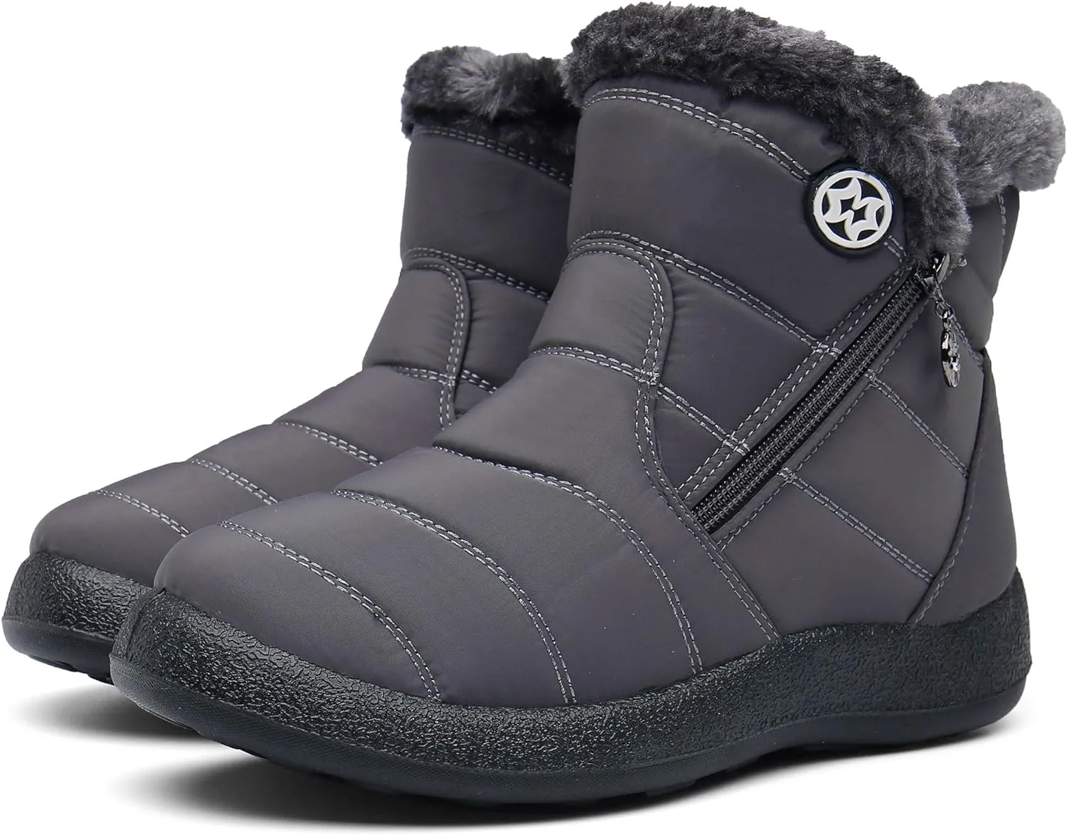 Damen Winterstiefel Wasserdicht Warm gefütterte Schneestiefel Winterschuhe Winter Kurzschaft Stiefel Boots Schuhe