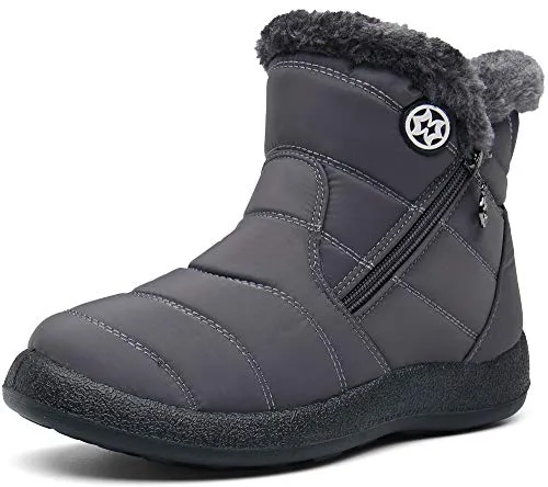 Damen Winterstiefel Wasserdicht Warm gefütterte Schneestiefel Winterschuhe Winter Kurzschaft Stiefel Boots Schuhe