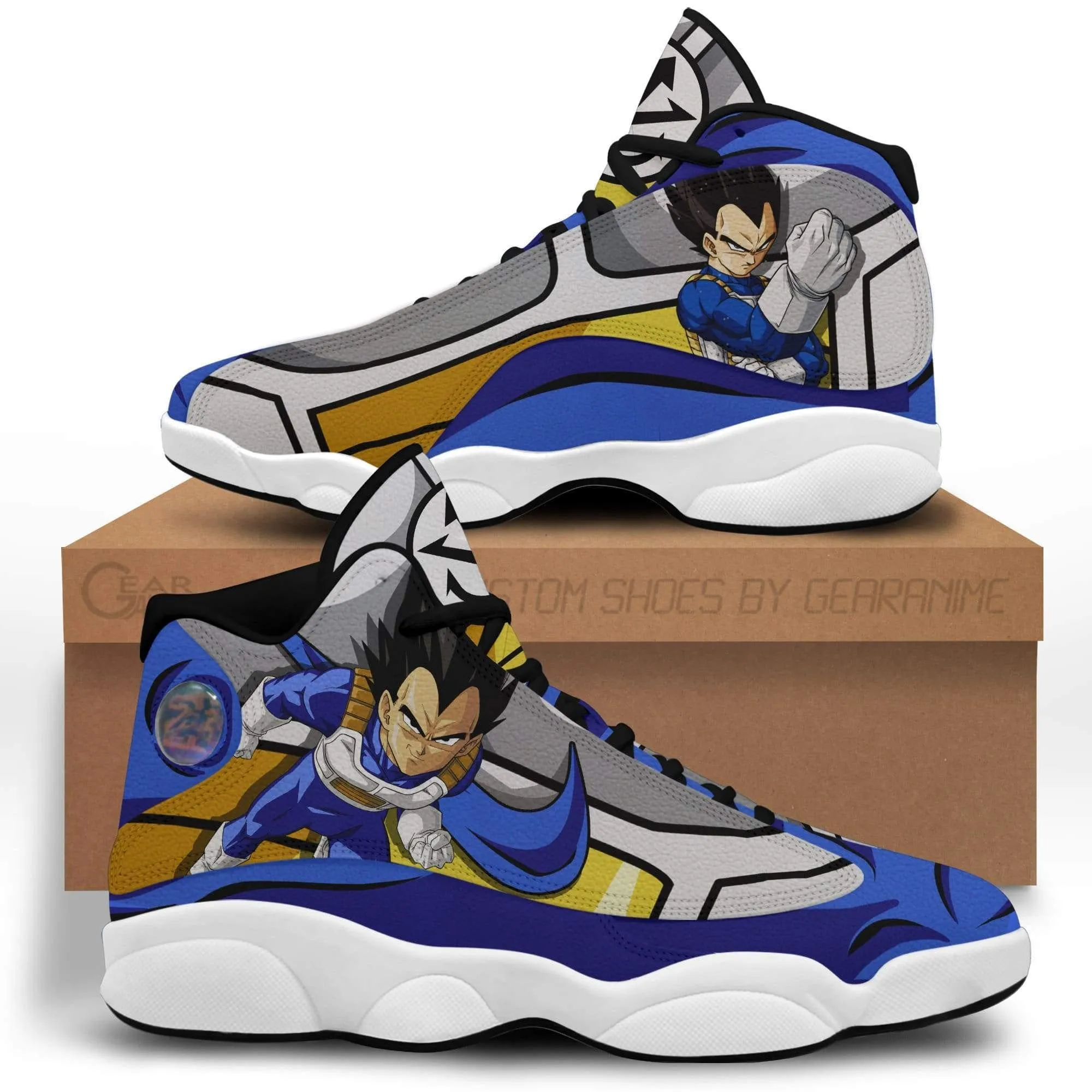 DBZ Vegeta Sneakers Custom Dragon Ball Anime Shoes